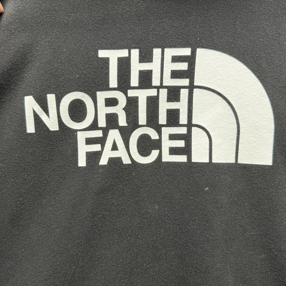 The North Face Half Dome Logo Hoodie Mens XL Black Long Sleeve‎ Fleece Outdoor